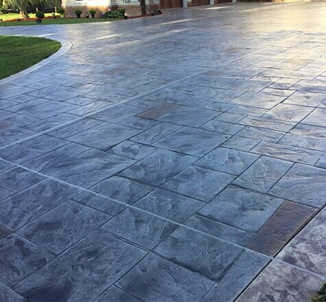 Decorative concrete finish by Decorative Concrete Designs