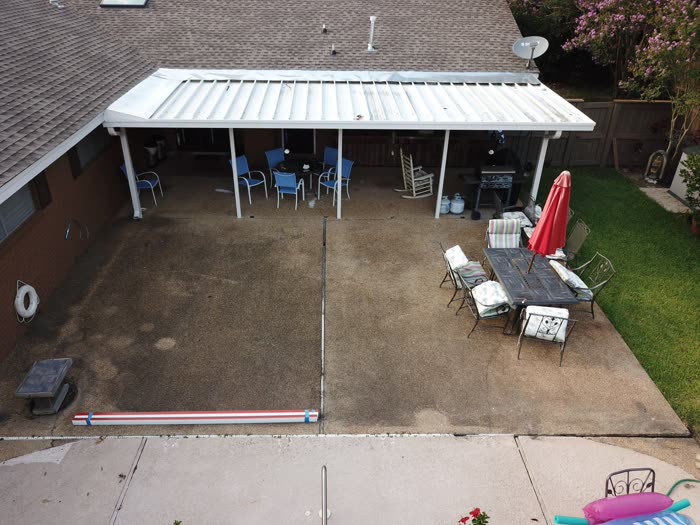 Finished decorative concrete project by Decorative Concrete Designs